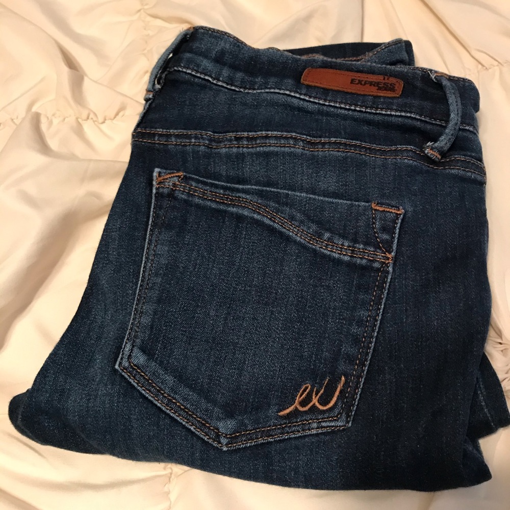 Express Mid Rise Legging Jeans